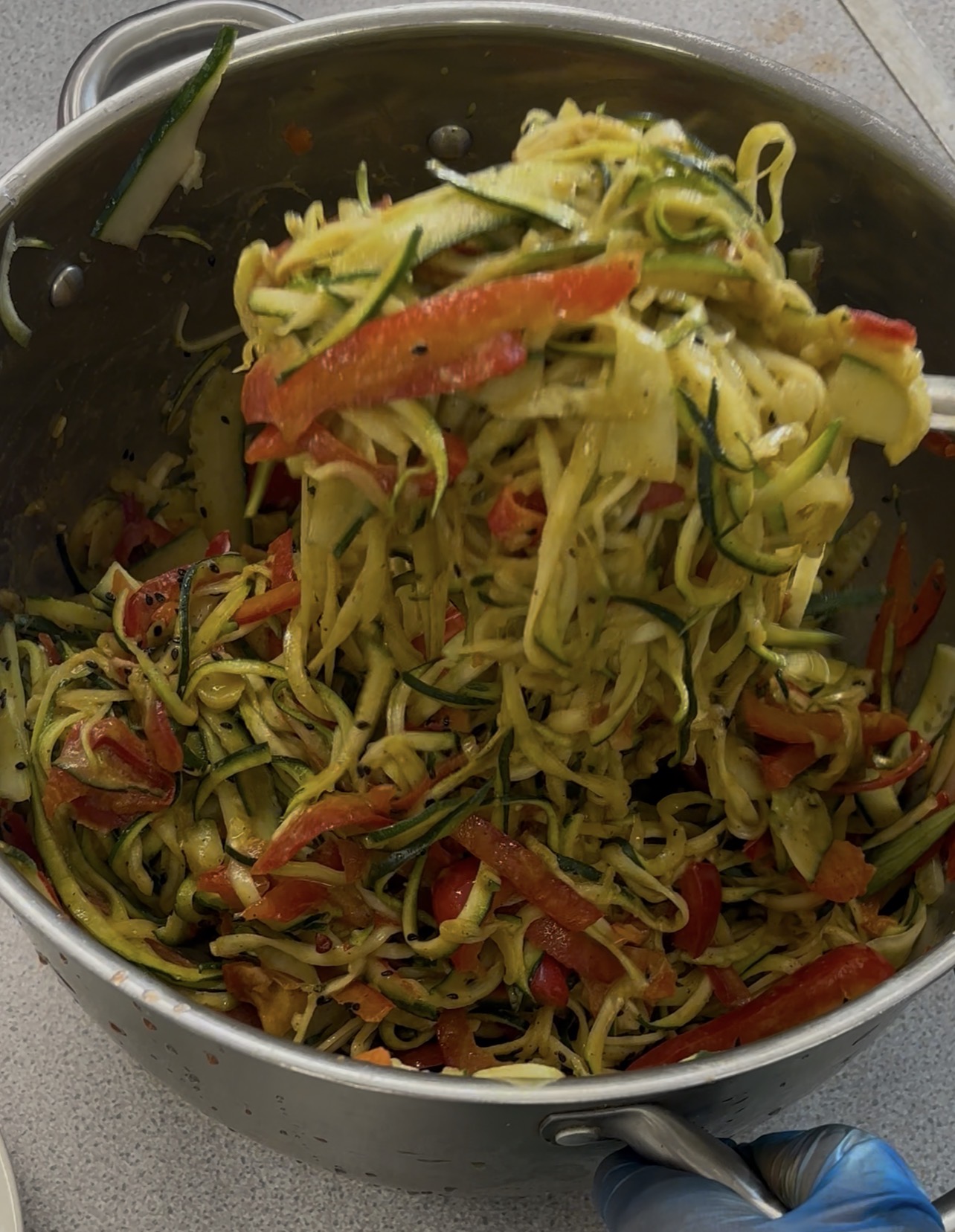 Salt & Pepper Courgetti Noodles